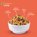 Fresh spices and premium chickpeas used in preparation