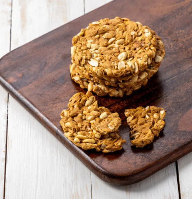 Peanut-Chikki-2.webp Peanut Chikki Gajak - Image 1