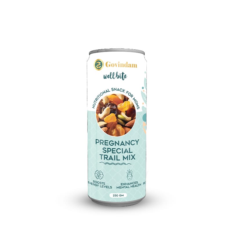 Pregnancy Special Trail Mix - Nutritious Blend Colorful mix of pregnancy-supporting nuts seeds and dried fruits