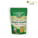 Khatta Meetha packaging variety from 400g family pouches to 25kg wholesale bulk bags displayed attractively