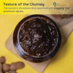 Imli Gud Chutney B2B wholesale ingredients showing aged tamarind pure jaggery secret spices premium quality blend